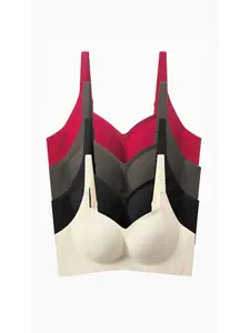 Push-Up Enhancing Bra for Women, Flat Chest Special, Thickened Anti-Exposure, Side Breast Collection, Anti-Sagging, Seamless Padded Bra