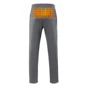 Unisex 13W Heated Jogger Sweatpants with HeatSync machine washable black