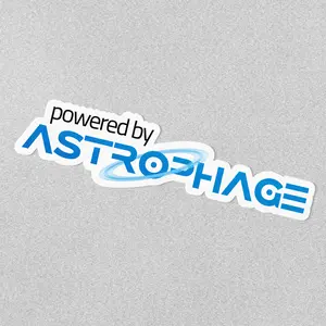 Powered by Astrophage - Project Hail Mary Vinyl Sticker