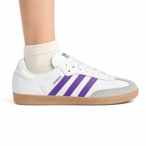 Adidas Originals Women's Purple Samba OG Sneakers, IH9058