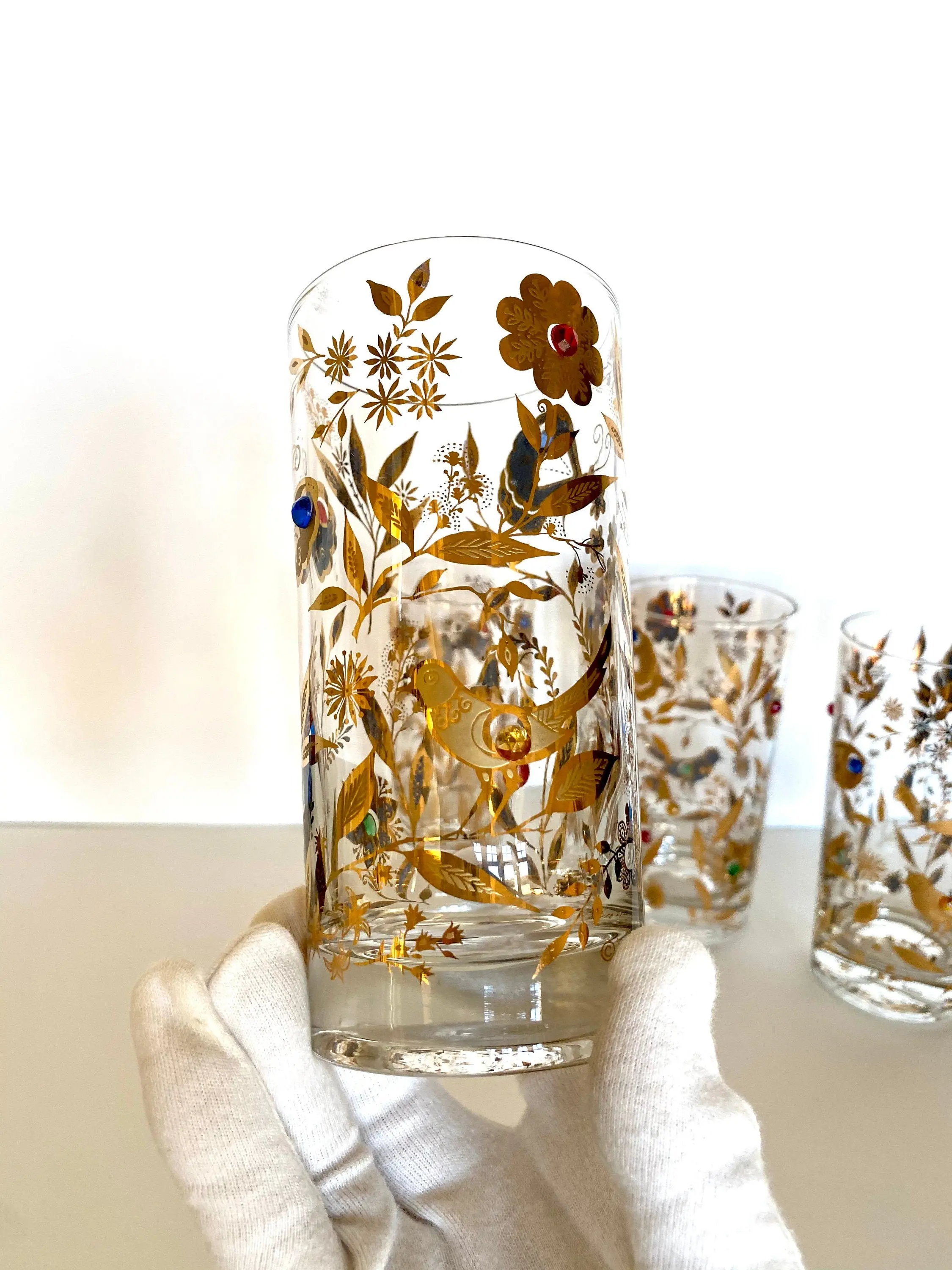 Culver Jeweled Glasses, Set #2