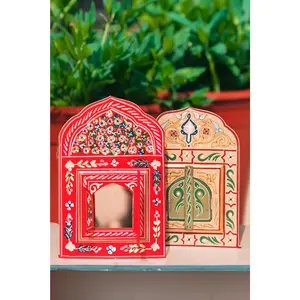 MOROCCAN HAND PAINTED MIRROR WALL DECOR - SMALL