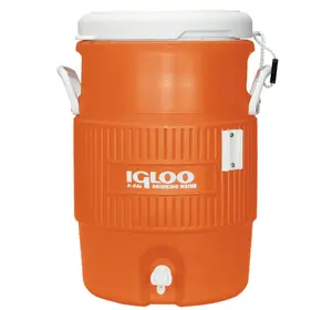 Igloo 5 Gallon Heavy-Duty Beverage Cooler, Orange