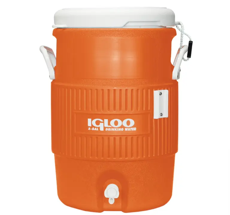 Igloo 5 Gallon Heavy-Duty Beverage Cooler, Orange Igloo 5 Gallon Heavy-Duty Beverage Cooler, Orange