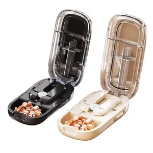 2026 New Year New Health Management, Pill Cutter Splitter for Cutting Multiple Pills Adjustable Pill Cutter Splitter for Small and Tiny Pills with Accurate Alignment Must-Have for Home Use