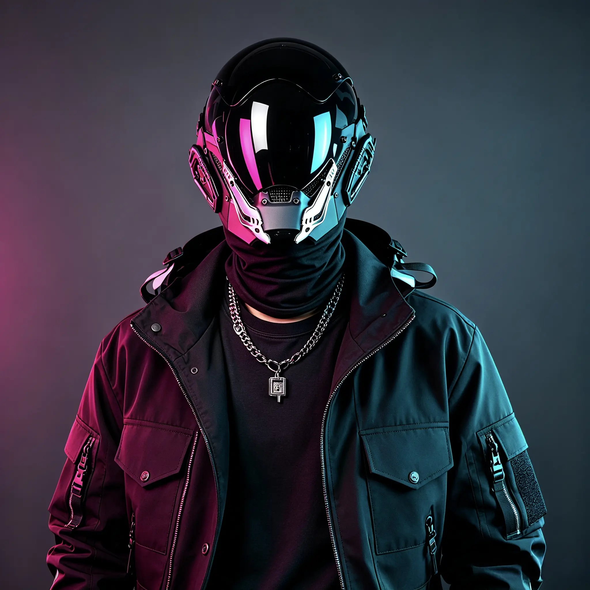 CosTribe Cyberpunk LED Mask - Rechargeable Red LED Lights, Futuristic Polycarbonate Techwear Accessory for Adults, Adjustable Face Covering for Halloween, Cosplay, Happy Birthday Parties, Prom Events, Accessories, Party, One Size