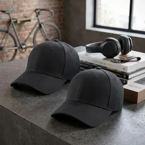 2-Pack Classic Structured Baseball Caps - Adjustable Snapback Hats for Custom Embroidery, Running, Workouts, and Outdoor Activities, Multipack Ball Caps for Men and Women