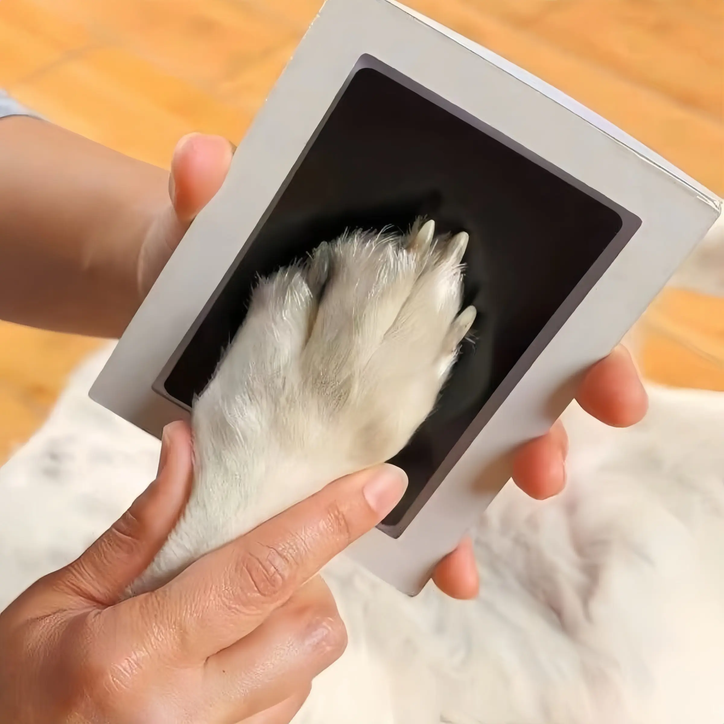 Pet Pawprint Kit For Dog & Cat, Dog Paw Print Pad Kit, Clean Touch Ink Pad For Pets,Inkless Hand and Footprint Kit - Ink Pad for Pet Hand and Footprints - Dog Paw Print Kit,Dog Nose Print Kit, Gifts