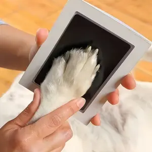 Pet Pawprint Kit For Dog & Cat, Dog Paw Print Pad Kit, Clean Touch Ink Pad For Pets,Inkless Hand and Footprint Kit - Ink Pad for Pet Hand and Footprints - Dog Paw Print Kit,Dog Nose Print Kit