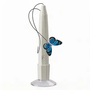 Automatic Rotating Butterfly Cat Toy with Electric Self-Play & Motorized Wand - Suitable for Breeds, - Suitable for Indoor Kitten Entertainment, Plastic Teaser for Play and Interactive Gifts for Pet Owners