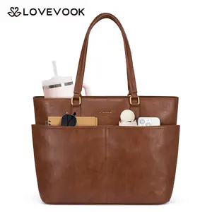 LOVEVOOK Laptop Tote Bag for Women, 15.6 inch Laptop Work Bags for Teacher/Nurse Large Computer Bag for Office,TikTokShopStockUp