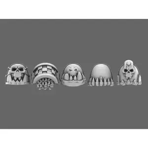 Orc Busters V7 Trophy Rimmed Shoulder Pads (STL Format)