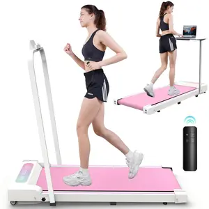 Walking Pad Treadmill, 2.5 HP Under Desk Treadmills, 2 in 1 Foldable Treadmill for Home, Walking Pad with Handle Bar & Remote Control
