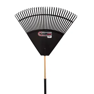 Cavex Series 32 in. Poly Leaf Rake with Large Comfort Grip