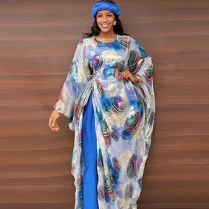 Elegant Flowing Kaftan Dress Effortless Beauty & Comfort Breathable Lightweight Fabric Unique Print Loose Fit Perfect for Casual Outings