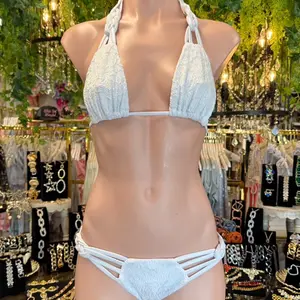 White Bridal Bikini Set - Simple Design for Your Special Day