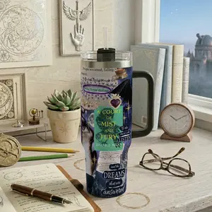 Acotar Tumbler 40oz (Theme box not included), Velaris Starlight City Cup, Fantasy Book Lover Gift, Book lovers Tumbler