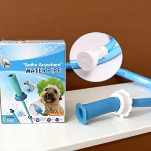 Pet Tub Faucet Sprayer No-Install 5 ft. Shower HoseTub Spout Attachment,Baby Bath,Pet Care,Hair Washing