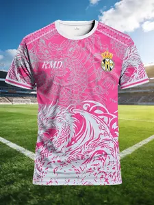 Spanish Men'S Football Jersey & Youth Round Neck Comfortable Sports Shirt with Dragon Pattern - Slim Fit, Breathable Fabric for Training, Running, Hiking & Outdoor Activities - Perfect Gift for Soccer Fans, Soccer Jersey, Athletic Wear