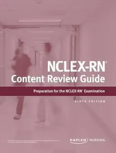 USED-Nclex-RN Content Review Guide by Kaplan Nursing (Paperback)