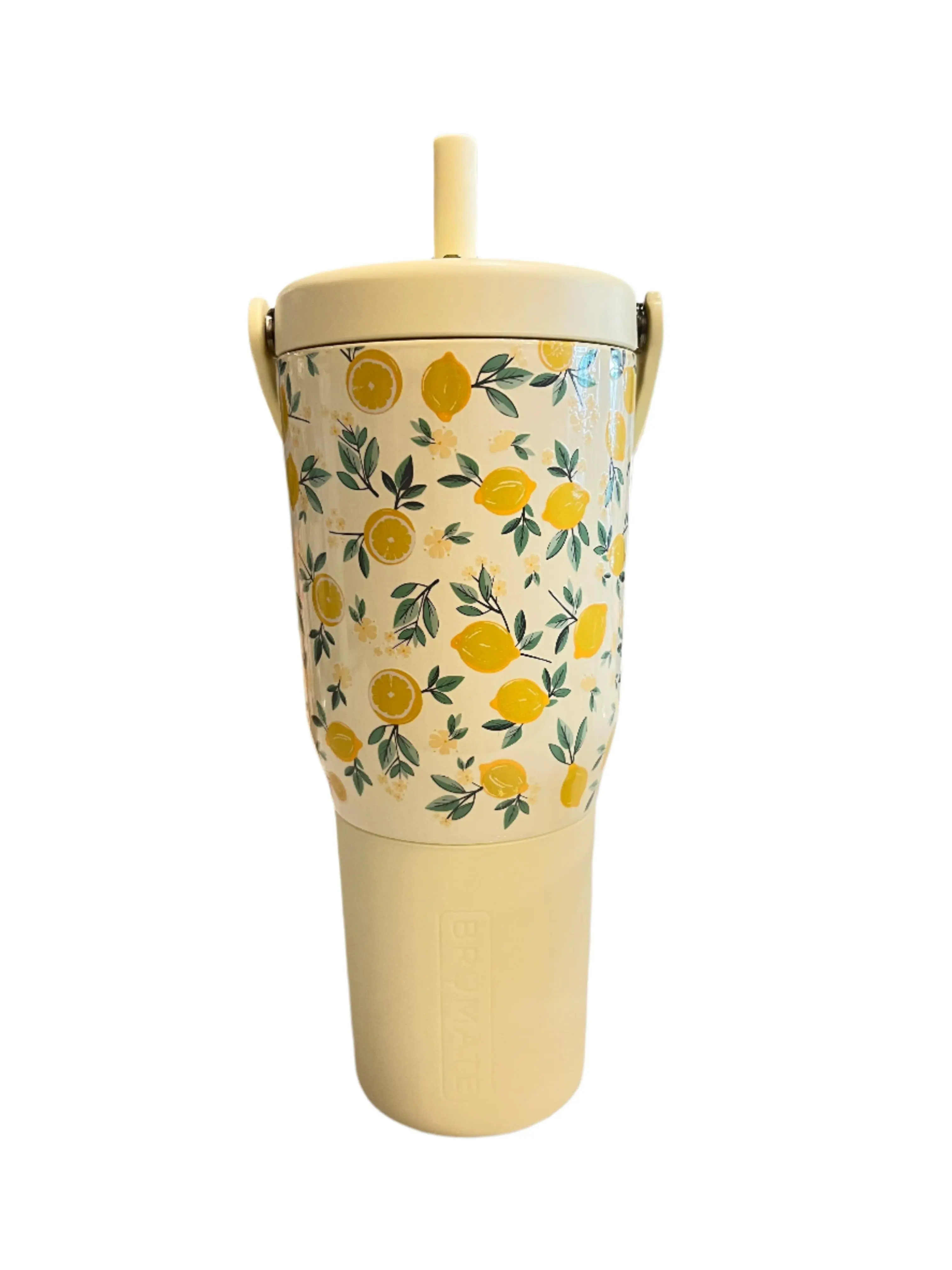 Resa Limoncello Brumate 35oz Tumbler - 500-1000ml Leakproof Locking Lid with ColdKey™ Straw & Swivel Handle - Dishwasher Safe Travel Mug