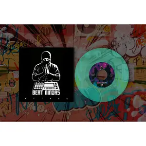 Beat Ninjas Mythos by Agent Blak - Limited Edition/Short Run - 7" Clear Coke Bottle Green Vinyl 45RPM
