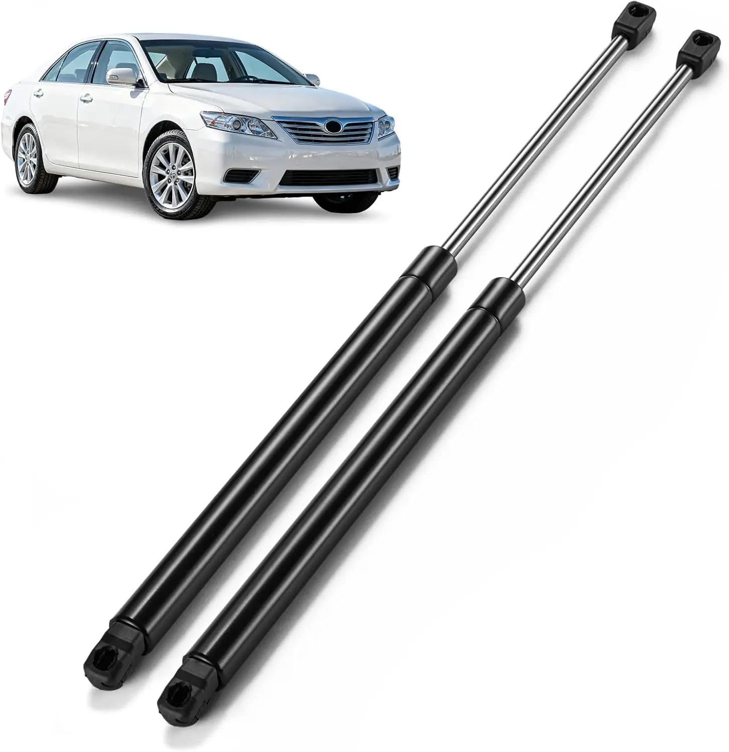 Hood Struts Lift Support for Toyota Camry 2007-2011, 6333 Front Bonnet Shocks Springs for Toyota Camry 2007-2011 Base/CE/Hybrid/LE/SE/XLE, Set of 2