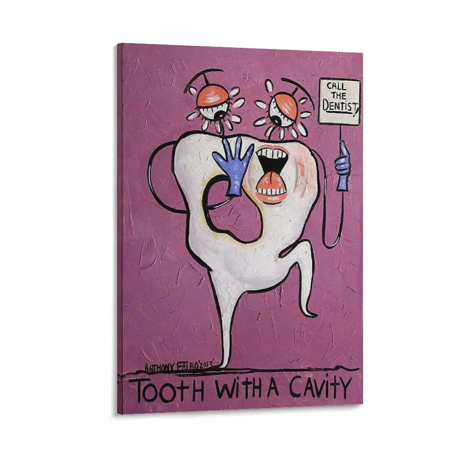 Children's Room Posters Featuring Dental Facts, Aid in Protecting Teeth, Also Good for Dental And Bathroom Areas. Canvas Poster Bedroom Decor Sports Landscape Office Room Decor Gift Frames Ornaments Frame-.