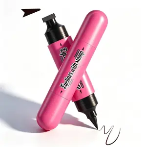 Rotating Eyeliner Stamp Pen – Dual-Head Design with Wing Stamp, Quick-Dry, Long-Lasting, Smudge-Proof for Easy Cat Eye, Sharp Winged Lines & All-Day Makeup Wear - Beginner Friendly Everyday Makeup Tool for Women, Women's cosmetics, Makeup tools.