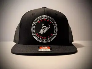 Bumpy COVER 'EM' SNAPBACK All Seasons Hat with Black Mesh and black Brim