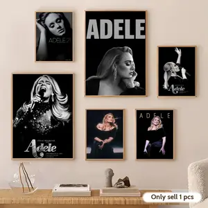 A-Adele A-AdkinsS Painting Calligraphy Gallery-Quality Canvas Wall Art Poster | Waterproof & Fade-Resistant | Minimalist Unframed Design | Living Room, Bedroom & Office Decor | Multiple Sizes | Holiday gifts