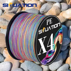 4-Strand PE Braided Fishing Line, 1 Roll Durable & Strong Fishing Line, Suitable for Beginners and Professionals, Fishing Tackle, Fishing Accessories