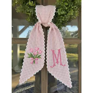 Personalized Tulip Monogram Sash
