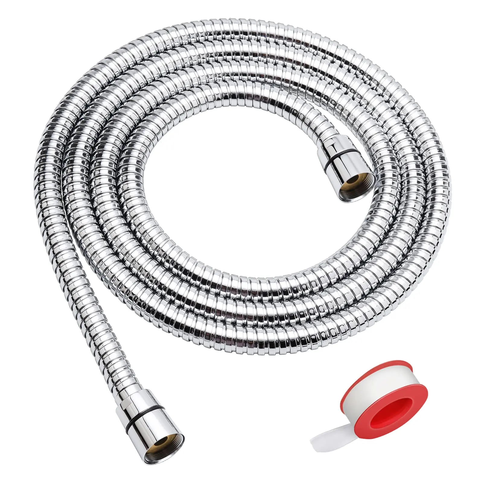 Stainless Steel Shower Hose, 59" / 79" Flexible Handheld Shower Head Hose with Brass Connectors