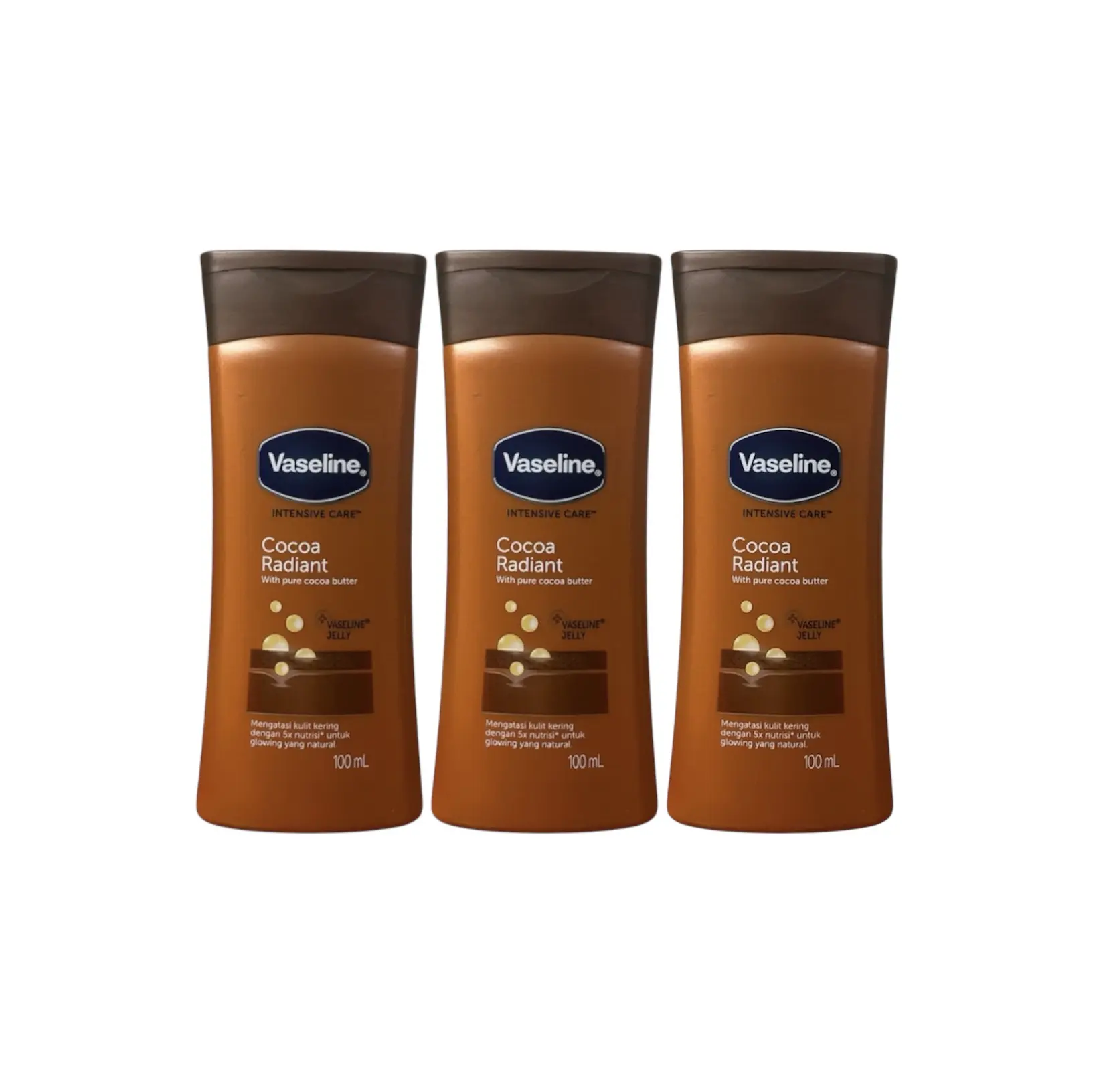 Vaseline Cocoa Radiant Body Lotion, 100mL, 3-Pack or 6-Pack Variation, Beauty & Personal Care Body Moisturizer