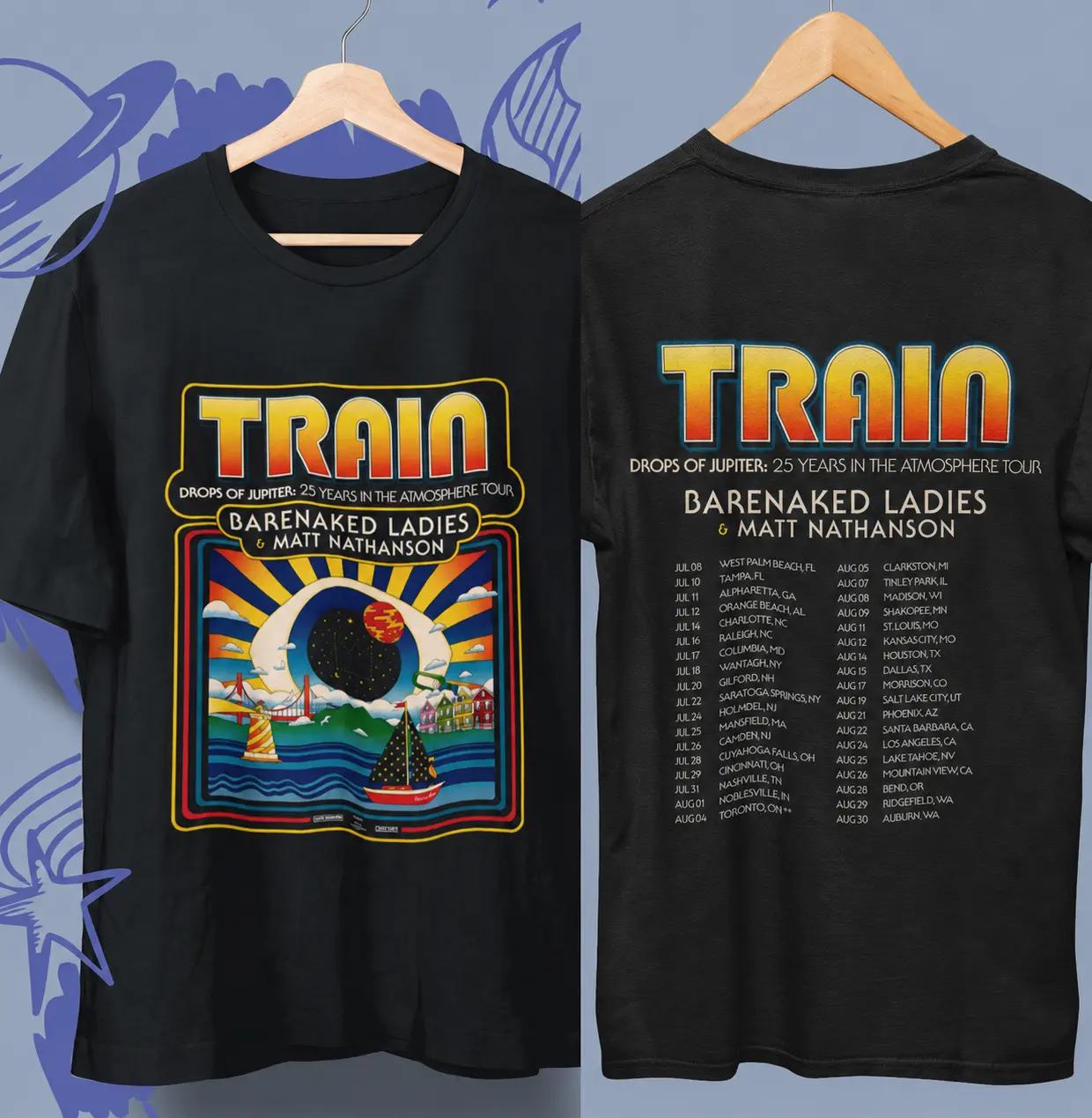 Unisex Train 2026 Concert Shirt, Vintage Band Style T-Shirt, Retro Music Lover Merch, Pop Rock Fan Tee