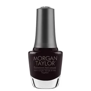 Morgan Taylor Most Wanted - Black Purple Creme, Professional Lacquer, Vibrant, Chip-Resistant, Fast-Drying, Long-Lasting, High-Shine, Perfect for Manicures & Pedicure, 15mL.