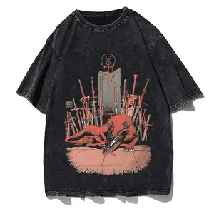 BERSERKER BEAST OF DARKNESSVINTAGE ANIME OVERSIZED T-SHIRT 1