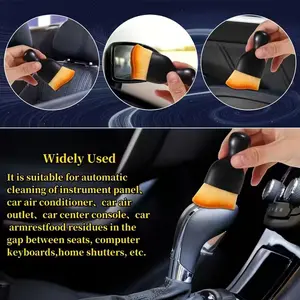 5 Piece Car Cleaning Brush Set, Air Vent Gap Cleaner, Dust Sweeper, Interior Detailing Tools, Car Wash Kit, Automotive Care Essentials