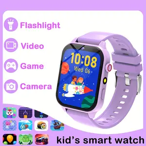 Smart Game Watch with Camera, Album, 18 Games, Calculator, Calendar, LED Light, Perfect Holiday Gift for Kids!