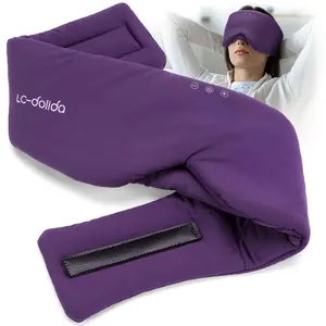 LC-dolida Bluetooth 5.4 Sleep Mask – Ice Fiber Cooling Technology, HD Stereo Sound, 100% Light Blocking, Adjustable Fit for Side Sleepers, 10H Playtime.