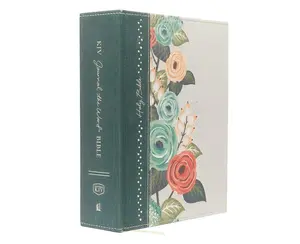 KJV Large Print Bible, Journal the Word, Reflect, Journal or Create Art Next to Your Favorite Verses (Green Cloth Over Board, Red Letter, Comfort Print: King James Version) Hardcover – Large Print, November 15, 2016