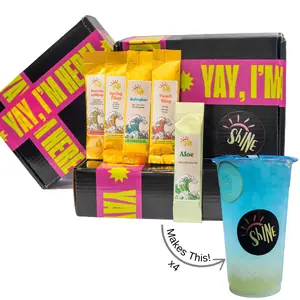Shine Reviver Seasonal Sample Packs of Daily Vitamin Energy Drink for Hydration & Natural Energy, Sugar-Free, Without the Junk!