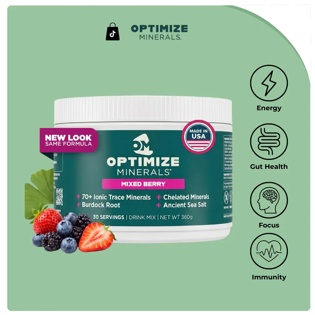 OPTIMIZE MINERALS - Daily Multi Mineral Formula to Support Energy OPTIMIZE MINERALS - Daily Multi Mineral Formula to Support Energy