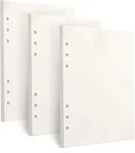Toplive A5 Refill Paper, [3 Pack] 100GSM Thick 6 Hole Filler Inserts - 135 Sheets (270 Pages) for 6 Ring Binder Journal Notebook, Blanktel-tech. Co., Ltdtel-tech. Cotel-tetel-tetel-tech. Co., Ltd Guangzhou Zhao Qian Sun Li Intel-tech. Co., Ltd