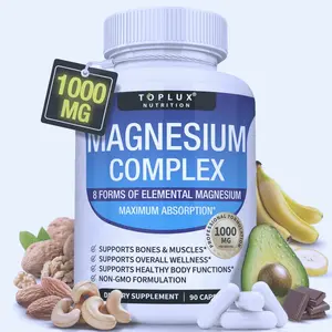 Toplux Magnesium Complex 1000mg with 8 essential forms helps calm nerves