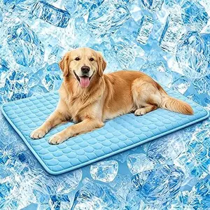 Dog Cooling Mat for Dogs Cats, No Need to Freeze, Self Cooling Pet Mat Pad, Machine Washable