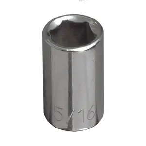 Klein Tools 65606 3/8-Inch Standard 6-Point Socket, 1/4-Inch Drive