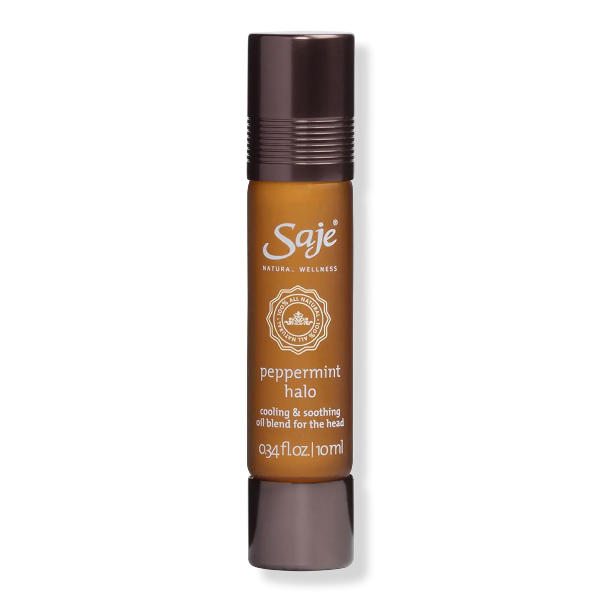 Saje Natural Wellness Peppermint Halo Cooling & Soothing Oil Blend For The Head