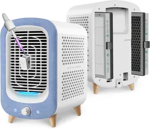 Jafända JF180 Air Purifiers , H13 HEPA & Activated Carbon Air Cleaner with Aromatherapy, Nightlight, and Bladeless Fan for Pets, Smokers, Allergies, Dust, Odor, and Pollen